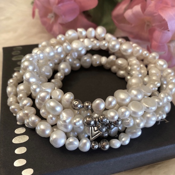 Silpada B1601 Full Set of 7 Freshwater Pearl Bracelets - Picture 4 of 10